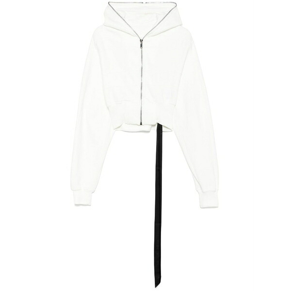 リックオウエンス レディース パーカー・スウェットシャツ アウター Collage 跛行 hoodie White