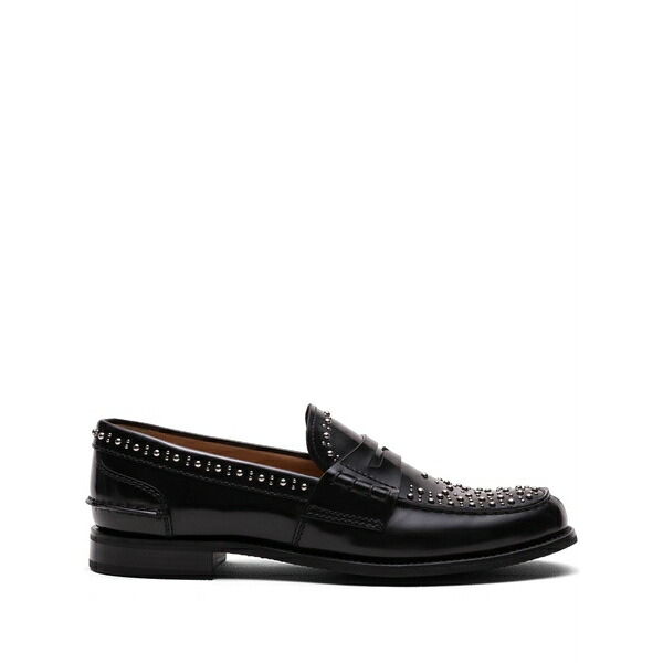 教会堂 レディース スリッポン・ローファー シューズ Pembrey met. w loafers Black