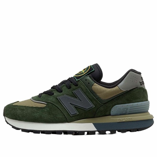 New Balance ニュー平衡にする メンズ スニーカー  【New Balance x Stone Island 574 Legacy \u0027Dark Green\u0027 U574LGIL】  大きさ US_M_19