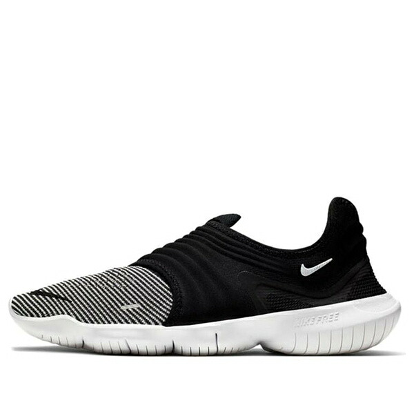 Nike ナイキ メンズ スニーカー  【Nike Free RN Flyknit 3.0 \u0027Black White\u0027 AQ5707-005】  大きさ US_9.5(27.5珊)