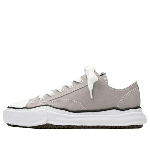 Maison MIHARA YASUHIRO ミハラヤスヒロ メンズ スニーカー  【Maison MIHARA YASUHIRO Peterson OG Sole Canvas Low \u0027Grey\u0027 A01FW702-GRY】  大きさ US_5(23.0珊)