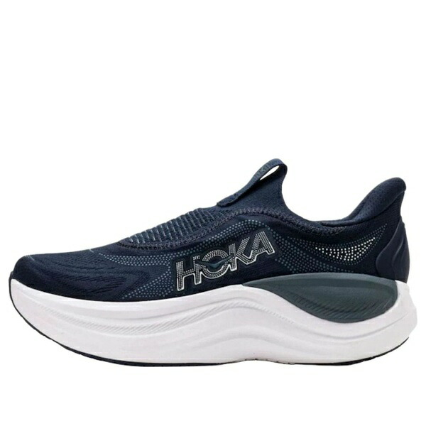 HOKA ONE ONE ホカオネオネ メンズ スニーカー 【HOKA ONE ONE Skyward Laceless 'Varsity Navy White' 1168876-VYN】 サイズ US_9(27.0cm)|asty