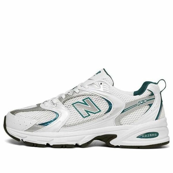 New Balance ニュー平衡にする メンズ スニーカー  【New Balance 530 \u0027White Silver Metallic\u0027 MR530AB】  大きさ US_12(30.0糎)