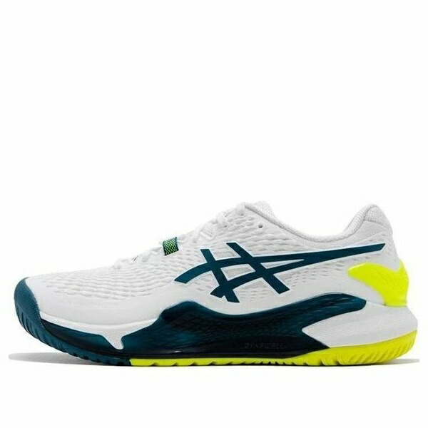 ASICS アシックス メンズ スニーカー  【ASICS Gel-Resolution 9 \u0027White Restful Teal\u0027 1041A330-101】  大いさ US_8.5(26.5糎) スニーカー-メンズ靴