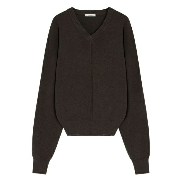 ルメール メンズ ニット&セーター アウター V-neck sweater Brown｜asty
