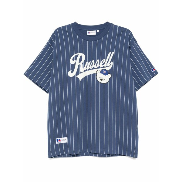黒茶 メンズ プルオーバー トップス Graphic-print t-shirt Blue