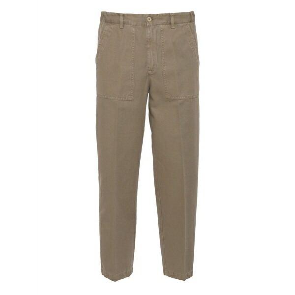 ブリ後ろ側 1949 メンズ 心地よいズボン下 ボトムス Patch-pocket trousers Neutrals