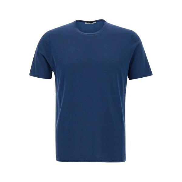 カングラ メンズ Tシャツ トップス Cotton t-shirt Blue｜asty