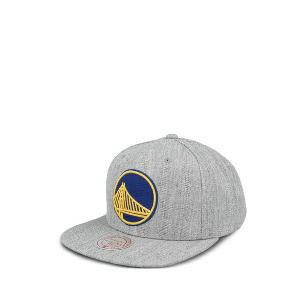 ミッチェル&ネス メンズ 帽子 アクセサリー Nba team heather 2.0 snapback cap Grey|asty