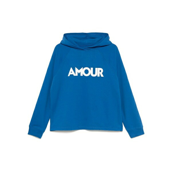 ジュヴィア レディース パーカー・スウェットシャツ アウター Cotton-blend hoodie Blue
