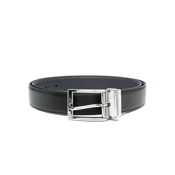 ラルフローレン メンズ 胴締め 付属品 Logo-engraved buckle belt Blue バッグ・小物・ブランド雑貨-ベルト・サスペンダー