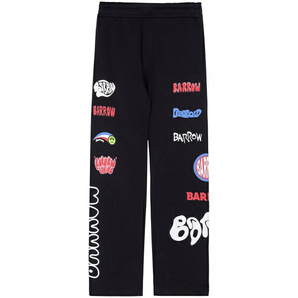 バロウ メンズ カジュアルパンツ ボトムス Logo-print track pants Black