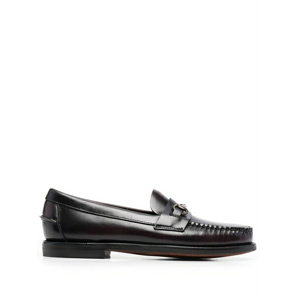 セバゴ レディース スリッポン・ローファー シューズ Horsebit-detail leather loafers Red