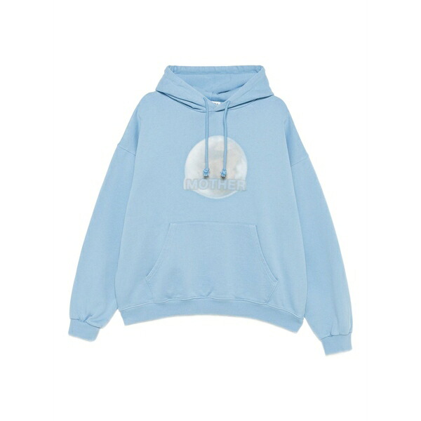 ブルーマーブル メンズ パーカー・スウェットシャツ アウター Mother earth hoodie Blue