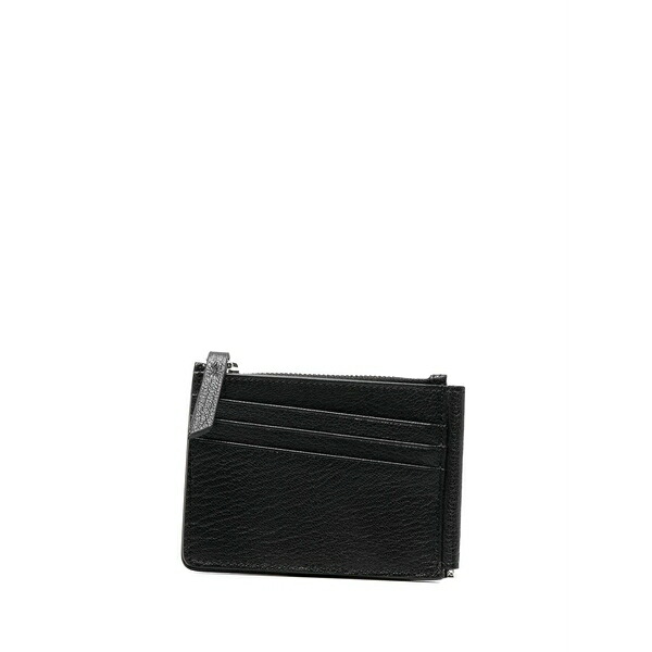 マルタンマルジェラ メンズ がま口 付属品 Four-stitch leather wallet  Black バッグ・小物・ブランド雑貨-メンズ財布-財布・ケース