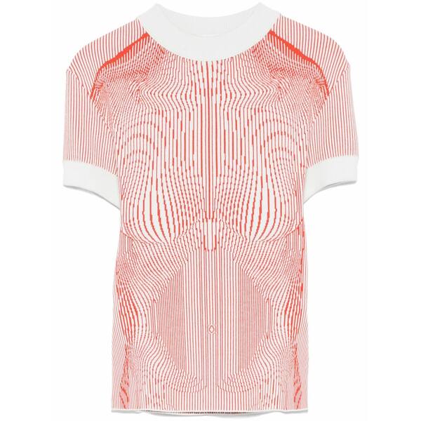 ジャンポール ゴルチエ レディース Tシャツ トップス The morphing pinstripes t-shirt Green｜asty 95,040円