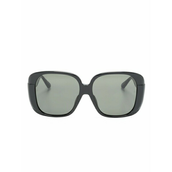 リンダ ファロー レディース サングラス&アイウェア アクセサリー Mima square-frame sunglasses Black|asty