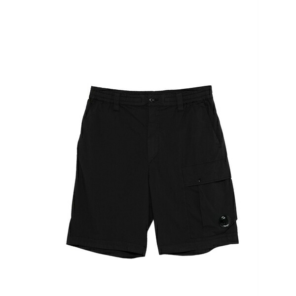 シーピーカンパニー メンズ カジュアルパンツ ボトムス Cargo pocket shorts Black|asty