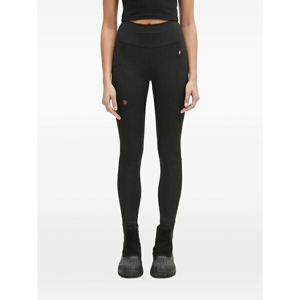 フェールラーベン レディース カジュアルパンツ ボトムス Abisko side-pocket leggings Black｜asty 27,820円