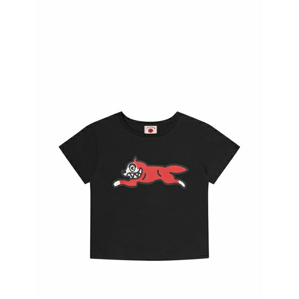 アイスクリーム レディース Tシャツ トップス Graphic-print t-shirt Black