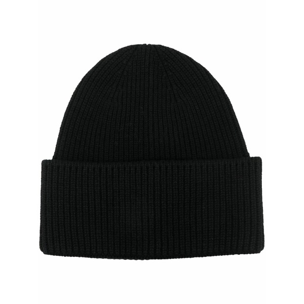 デスティン メンズ かぶり笠 付属品 Knitted beanie hat Black