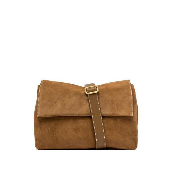 ジャンニ・キアリーニ レディース ショルダーバッグ 御徒面子 Three cross body bag Brown