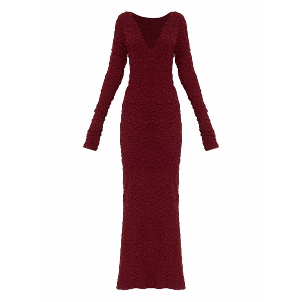 バイマレンバーガー レディース ワンピース トップス Venus long sleeve texture dress Red｜asty 61,490円