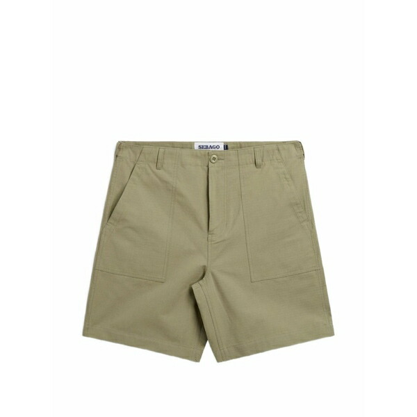 セバゴ メンズ カジュアルパンツ ボトムス Milton buttoned shorts Green