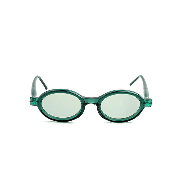 クボラウム メンズ サングラス・アイウェア アクセサリー P6 round-frame sunglasses Green|asty