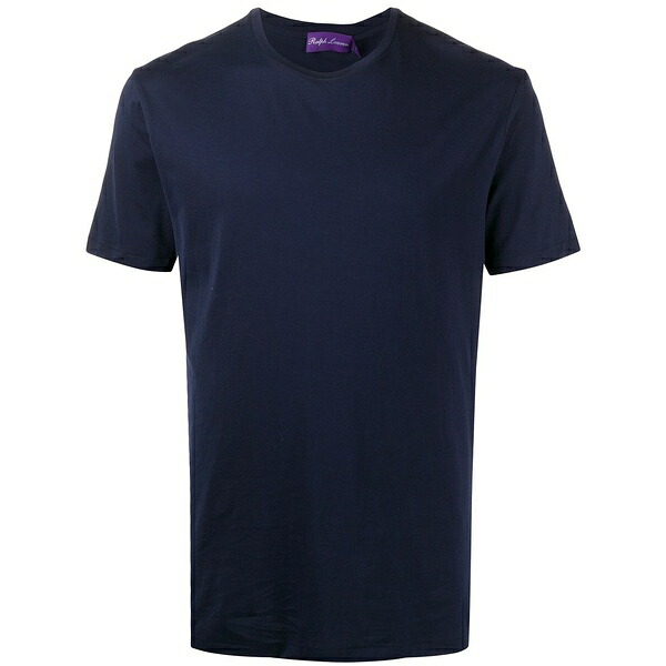 ラルフ・ローレン パープルレーベル メンズ Tシャツ トップス Basic cotton t-shirt Blue｜asty 47,280円