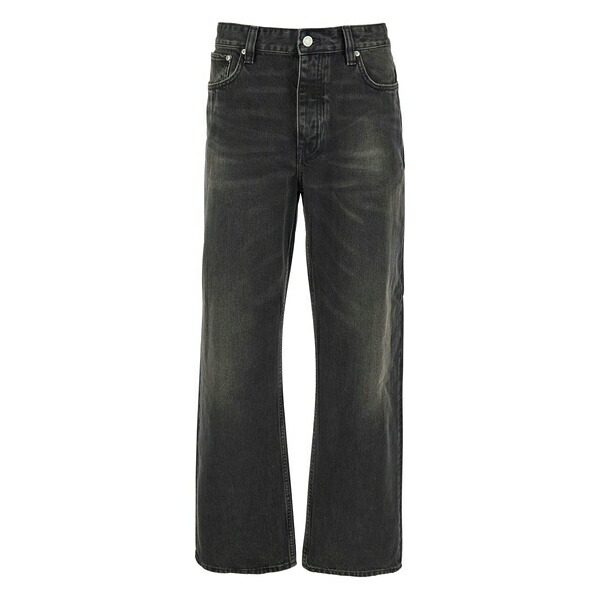 ウォンハンドレッド メンズ デニムパンツ ボトムス Belt-loop jeans Black