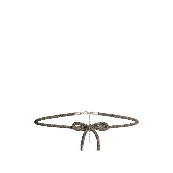 アルベルタ フェレッティ レディース 三尺帯 付属物 Bow detail belt Grey