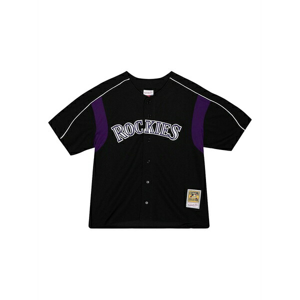 ミッチェル\u0026ネス メンズ プルオーバー トップス Mlb rockies 2003 larry walker shirt Black