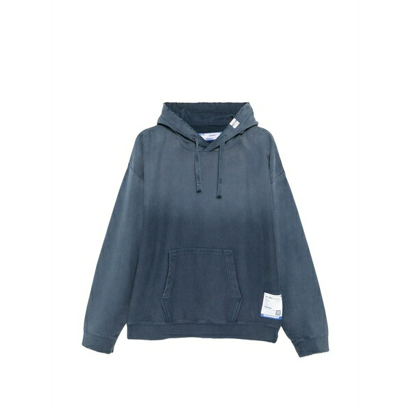 ミハラヤスヒロ メンズ パーカー・スウェットシャツ アウター Sun faded like hoodie Blue｜asty 66,990円