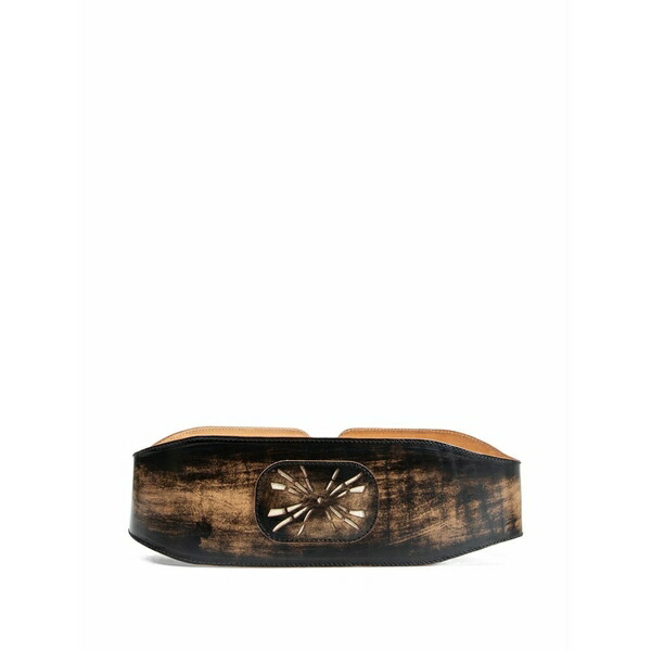 アワーレガシー メンズ 胴締め 佩び物 Buckle-detail belt Black