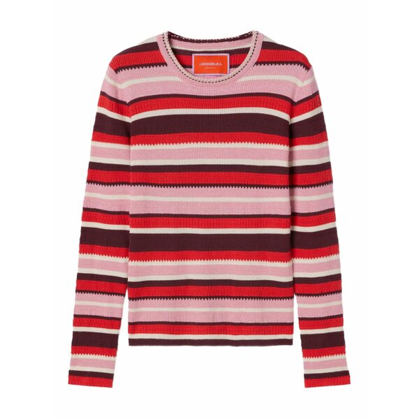 ラ・ダブル・ジェイ レディース 編み物\u0026スウェーター アウター Veneziana sweater Pink