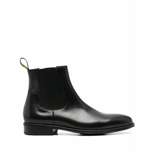 ドンカルズ メンズ ブーツ シューズ Leather chelsea boots Black