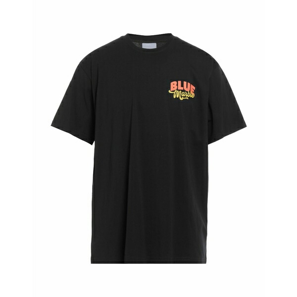 【送料無料】 ブルーマーブル メンズ Tシャツ トップス T-shirts Black