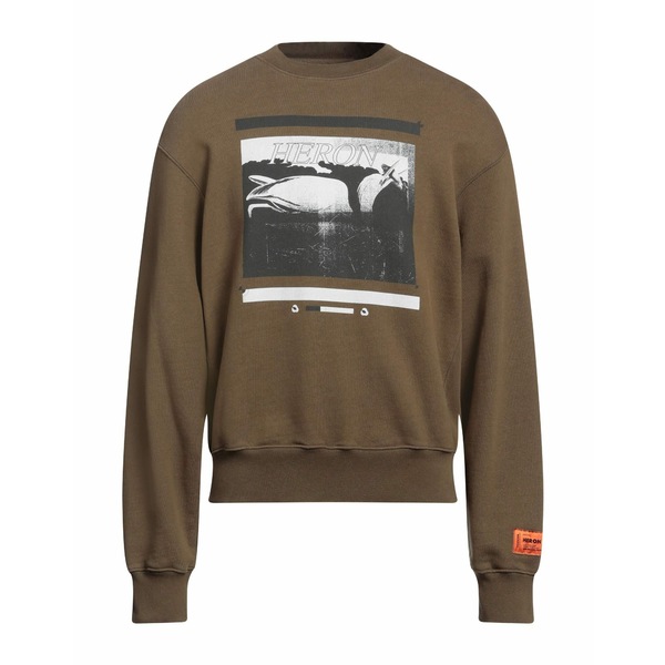 【送料無料】 ヘロン プレストン メンズ パーカー・スウェットシャツ アウター Sweatshirts Green