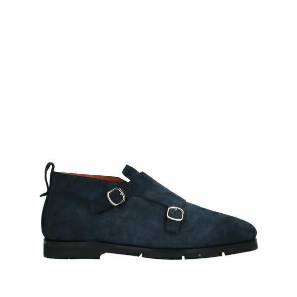【送料無料】 サントーニ メンズ スリッポン・ローファー シューズ Loafers Blue|asty