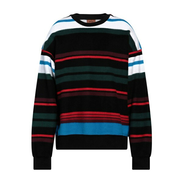 【送料無料】 ミッソーニ メンズ パーカー・スウェットシャツ アウター Sweatshirts Black｜asty