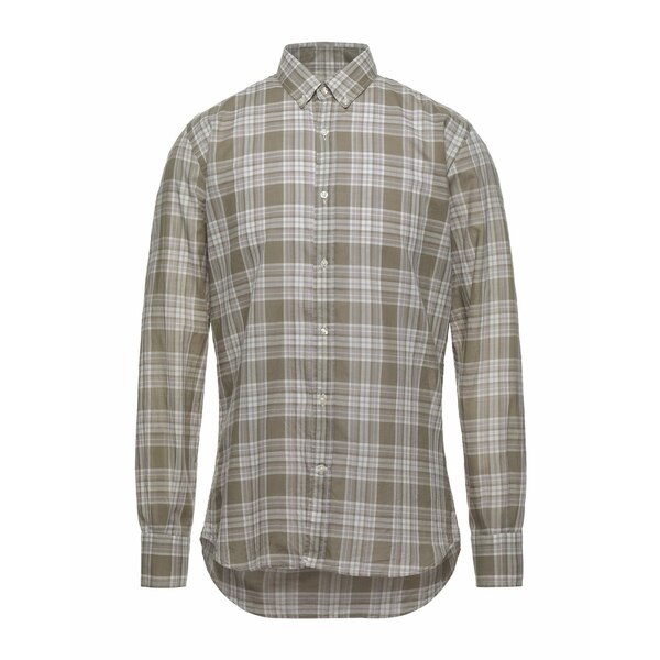 【送料無料】 ブルックスフィールド メンズ シャツ トップス Shirts Green