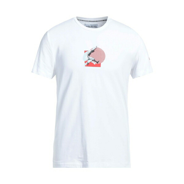 【送料無料】 ビッケンバーグス メンズ Tシャツ トップス T-shirts White