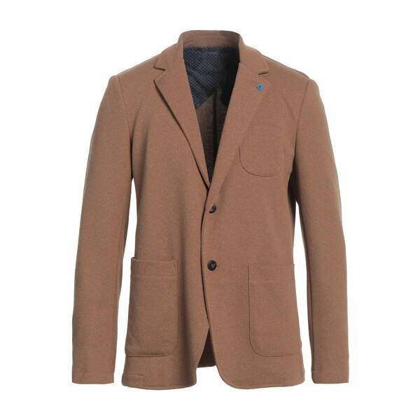 【送料無料】 ハーモント & ブレイン メンズ ジャケット&ブルゾン アウター Blazers Beige|asty