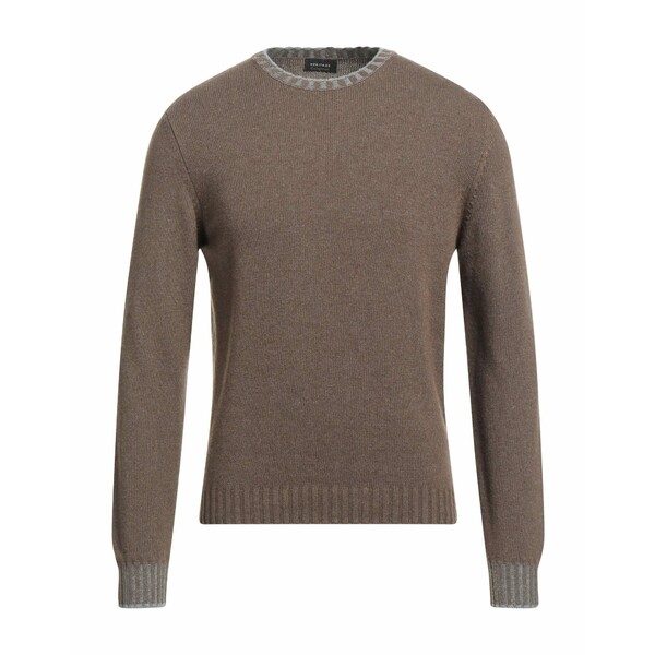 【送料無料】 ヘリテージ メンズ ニット&セーター アウター Sweaters Brown