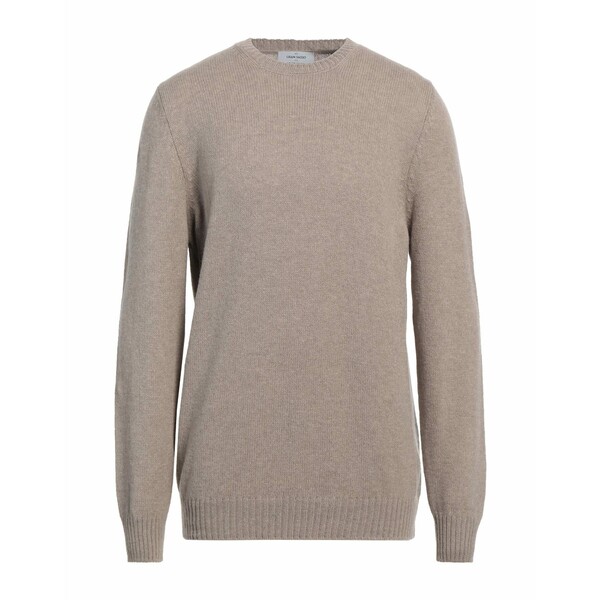 【貨物輸送無料】 グランサッソ メンズ 編み物\u0026プルオーバー アウター Sweaters Brown