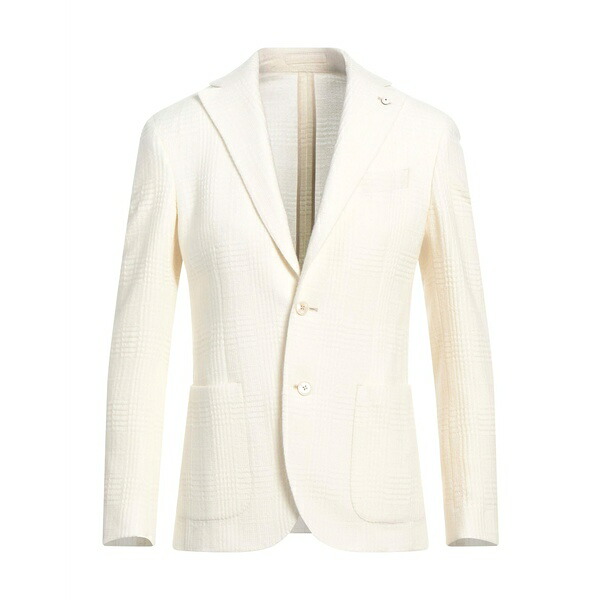 【送料無料】 エルビーエム1911 メンズ ジャケット&ブルゾン アウター Blazers White|asty