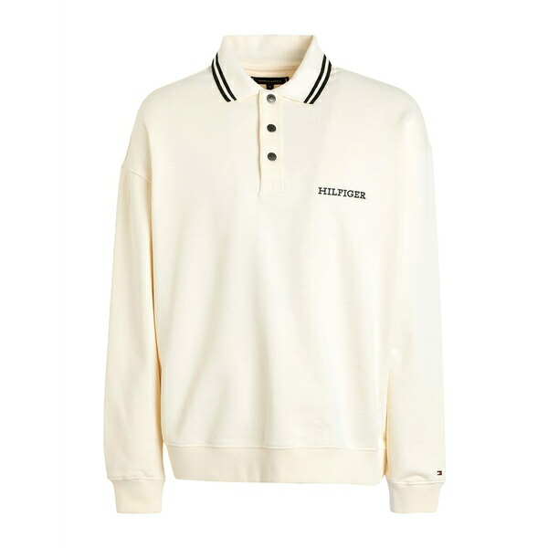 【送料無料】 トミー ヒルフィガー メンズ パーカー・スウェットシャツ アウター Sweatshirts White