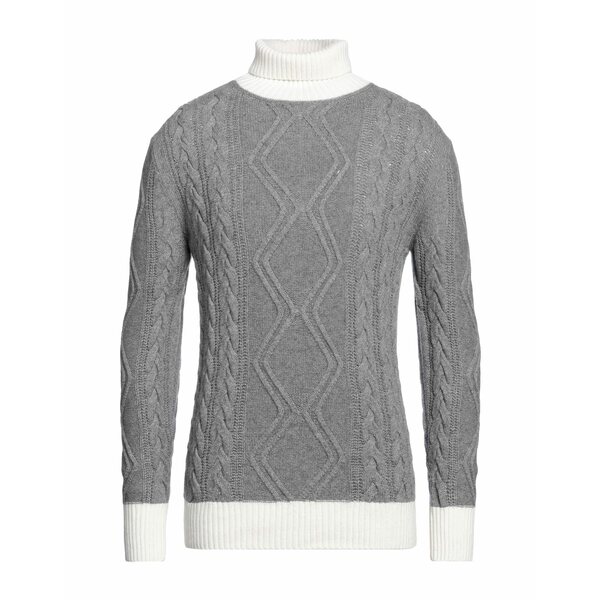 【貨物輸送無料】 エムキュージェイ メンズ 編み物\u0026プルオーバー アウター Turtlenecks Grey