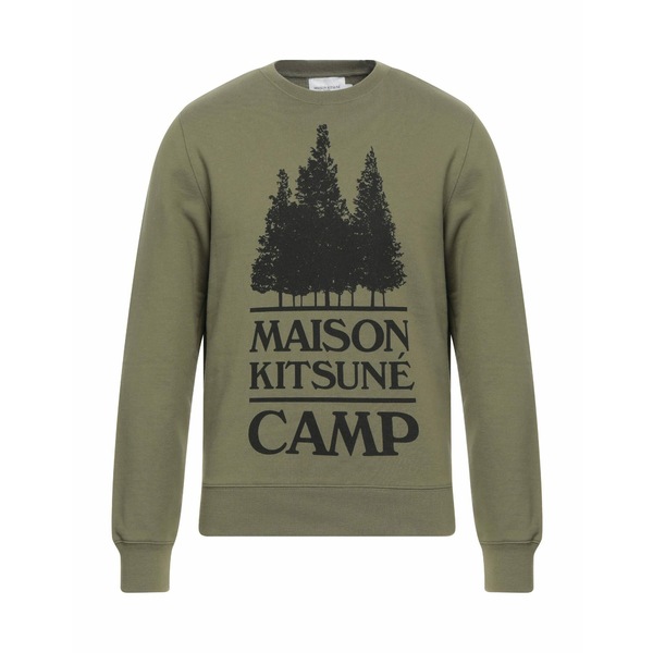 【貨物輸送無料】 棲み家 狐狸 メンズ パーカー・スウェットシャツ アウター Sweatshirts Green